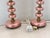 1940s 1940s Pair of Pink and Brass Boudoir Accent Lamps - a Pair For Sale - Image 5 of 6