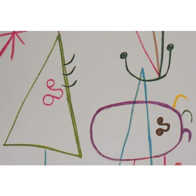 After Joan Miro, Family with the Star, Lithograph For Sale - Image 7 of 8