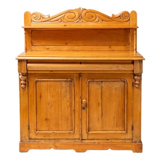 Antique Scottish Pine Sideboard For Sale