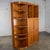 Brown Mid to Late 20th Century Scandinavian Modern Teak Lighted Bookcase Display or Entertainment Cabinet For Sale - Image 8 of 18