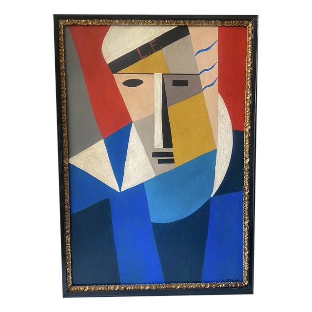 Lyonel Feininger, Constructivist Composition, 1920, Oil Painting For Sale