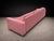 “Rectangular” Four-Seat Sofa in Hardwood & Antique Rose Velvet by Joaquim Tenreiro, Brazil, 1950s - Lot 501 For Sale - Image 9 of 14