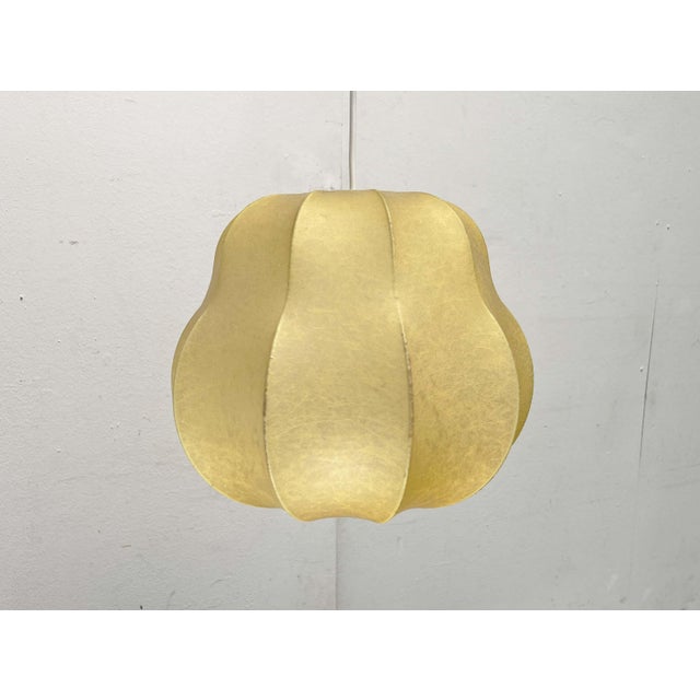 Mid-Century Modern Cocoon Pendant Lamp by Friedel Wauer for Goldkant Leuchten, 1960s For Sale - Image 11 of 18