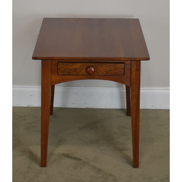 solid cherry end tables