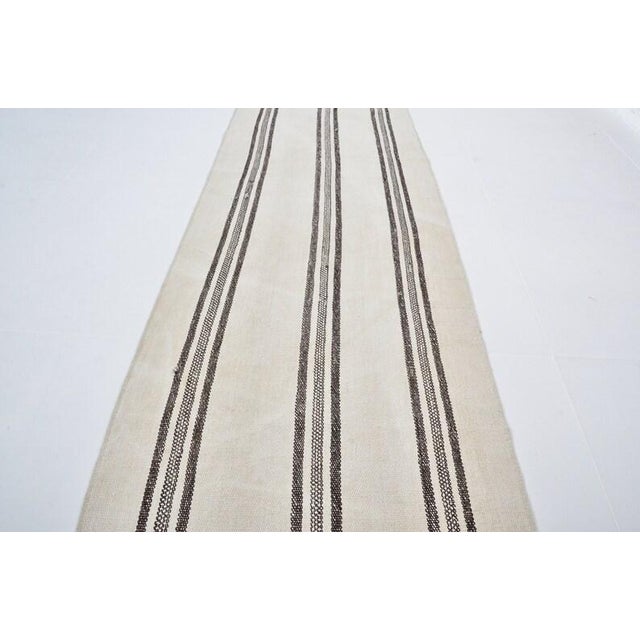 Vinatge Anatolian Stripe Kilim Runner For Sale In Phoenix - Image 6 of 10