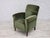 Mid-Century Modern Vintage Danish Highback Relax Chair in Furniture Velour and Beech, 1950s For Sale - Image 3 of 18