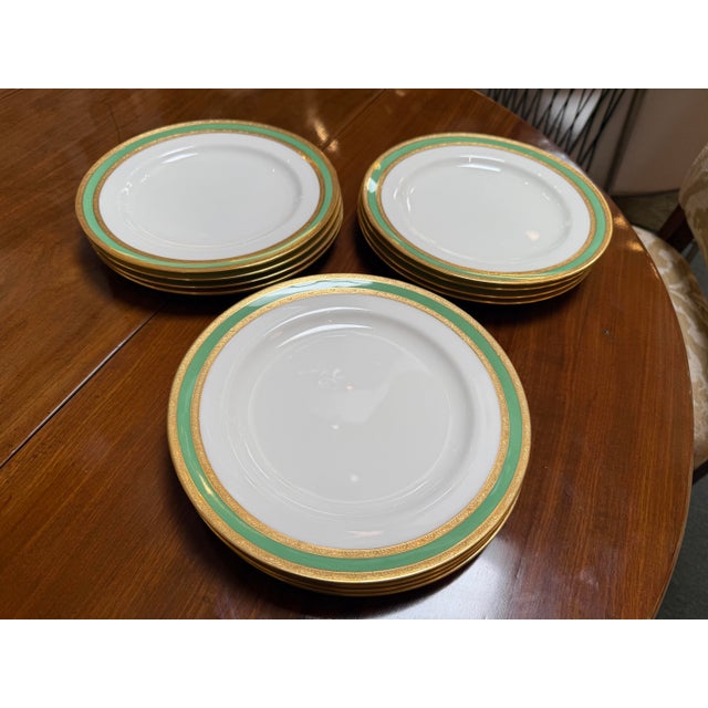Ceramic Mintons Stamped English Pottery Plates, Set of Twelve For Sale - Image 7 of 12