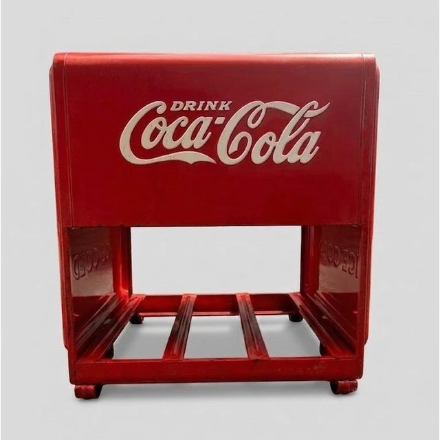 Red 1938 Coca-Cola Westinghouse Standard Cooler With Starr X Bottle Opener For Sale - Image 8 of 14