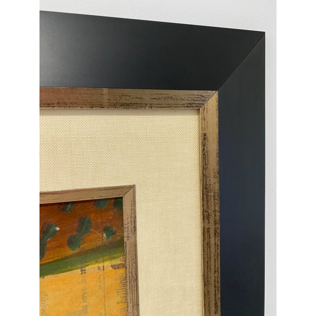 1956 Cubist Guitar Painting For Sale - Image 10 of 13