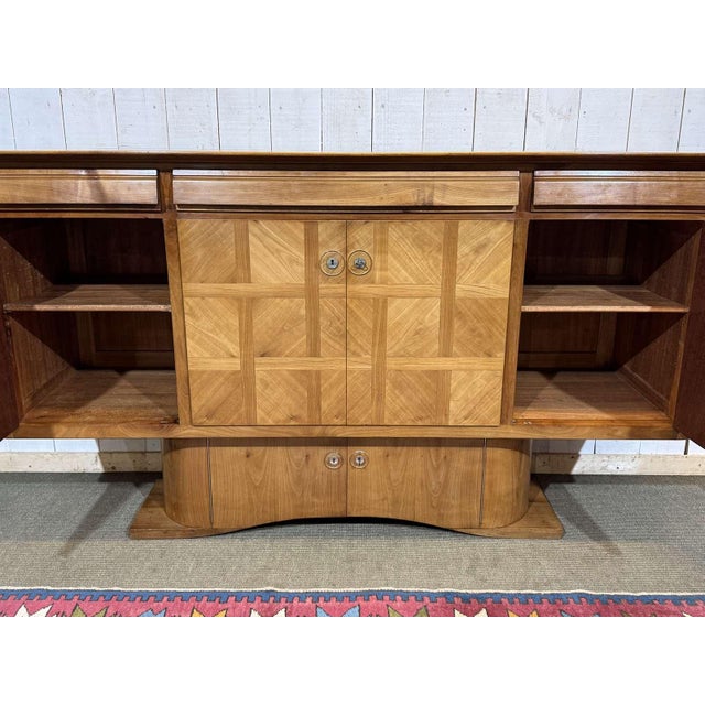 Art Deco Sideboard in Cherry Wood from Jorj Rual, 1935 For Sale - Image 14 of 18