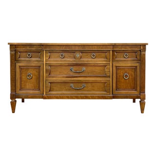 Mid 20th Century Thomasville Traditional Regency 5 Drawer Sideboard or Buffet For Sale