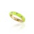 Neon Enamel Diamond Ring Solid 14k Yellow Gold Stacking Band Ring Size 7 For Sale In New York - Image 6 of 12