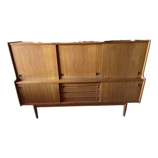 Vintage Mid-Century Modern Teak Credenza by Johannes Andersen For Sale