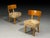 Mid-Century Modern Axel Einar Hjorth, Rare Birka Chairs, Birch, Honey Sheepskin, Sweden, 1930s For Sale - Image 3 of 12