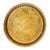 Mid 20th Century Round Brass Tray For Sale