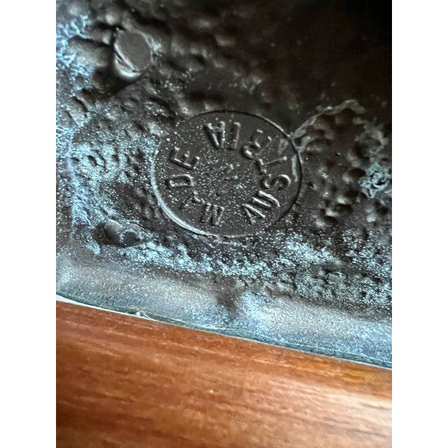 Austrian Cold Painted Bronze Lamp For Sale - Image 12 of 13