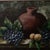 Vintage Still Life Oil Painting "Fruits and Clay Pot" Signed by Artist Framed For Sale - Image 11 of 12