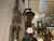 1930s Italian Iron and Glazed Terracotta Lantern Sconces - Pair For Sale - Image 11 of 12