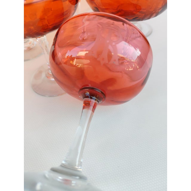 Crystal Champagne Glasses, Set of 12 For Sale - Image 6 of 9