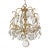 Antique Super Fussy Birdcage Gleaming Brass Cut Lead Glass Crystal Chandelier ~ Rewired ~ Restored ~ Rejuvenated ~ Ready to Hang ~ For Sale