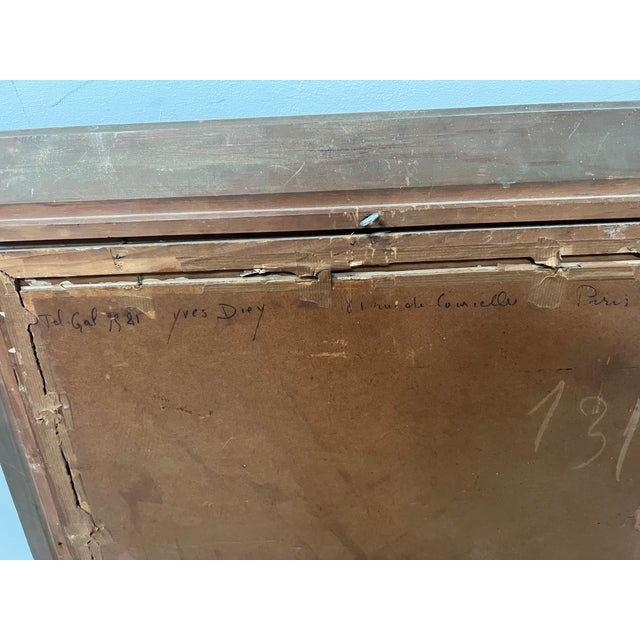 Yves Diey, Woman with Bare Shoulders, Bust Portrait, 1920s, Watercolor For Sale - Image 15 of 16