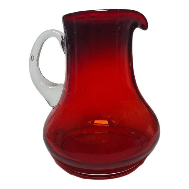 Postmodern Jug from Tarnowiec Glassworks, Poland, 1970s For Sale