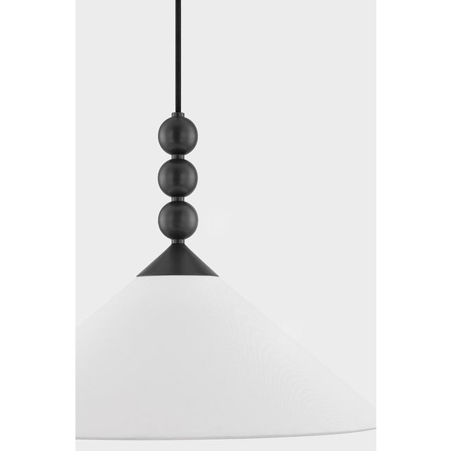 Contemporary Mitzi Sang 20 in. 1 Light Pendant in Old Bronze Finish For Sale - Image 3 of 4