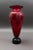 Steven Correia Signed 1988 Red Cameo Art Glass Limited Edition Vase. Measures approximately 4 3/4" diameter, 12 1/2" high.