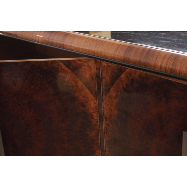 Bauhaus Sideboard with Gorgeous Round Walnut Veneer, Germany circa 1930 For Sale - Image 9 of 18
