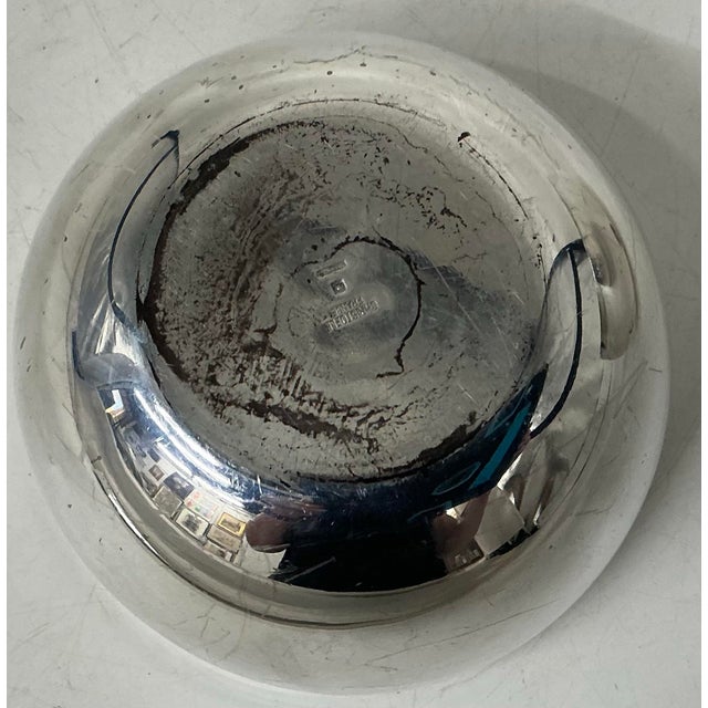 1950s Vintage Silver Plate “Mars” Flower Vase by Gil Ponti for Cristofle Gallia For Sale - Image 11 of 12