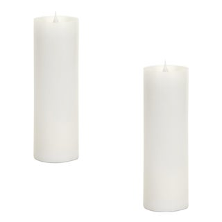 Simplux Designer LED Candle with Moving Flame and Remote (Set of 2) For Sale