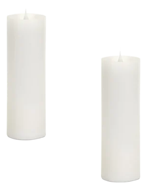 Simplux Designer LED Candle with Moving Flame and Remote (Set of 2)