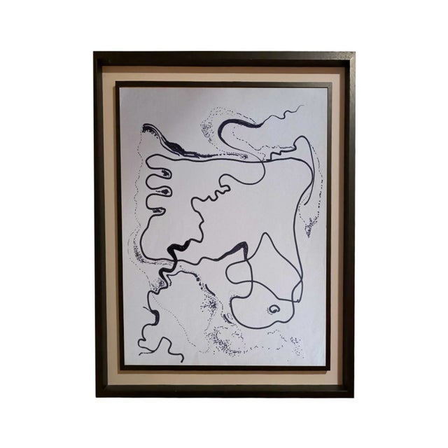 Ferdinando Meccani, 1969, Ink on Paper For Sale - Image 4 of 4