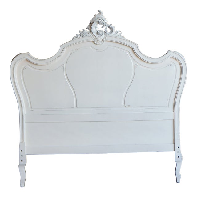 Antique French Rococo Full/Queen Headboard For Sale