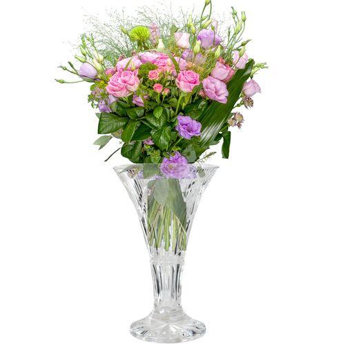 Modern Vintage 10" Waterford 'Rock of Cashel' Trumpet Vase For Sale - Image 3 of 6