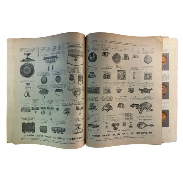 Antique French Decorative Ornament, Arts, Jewelry, Clocks & Metalwork Catalog, Fabriques G. Tribaudeau, Besançon, 1913–1914 For Sale - Image 10 of 12