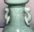 Asian 1970s Large Vintage Celadon Urn/Vase With Peacock Handles For Sale - Image 3 of 9