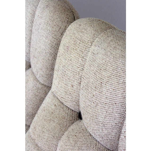 Beige Mid-Century Scandinavian Living Room Set, 1970s, Set of 3 For Sale - Image 8 of 18