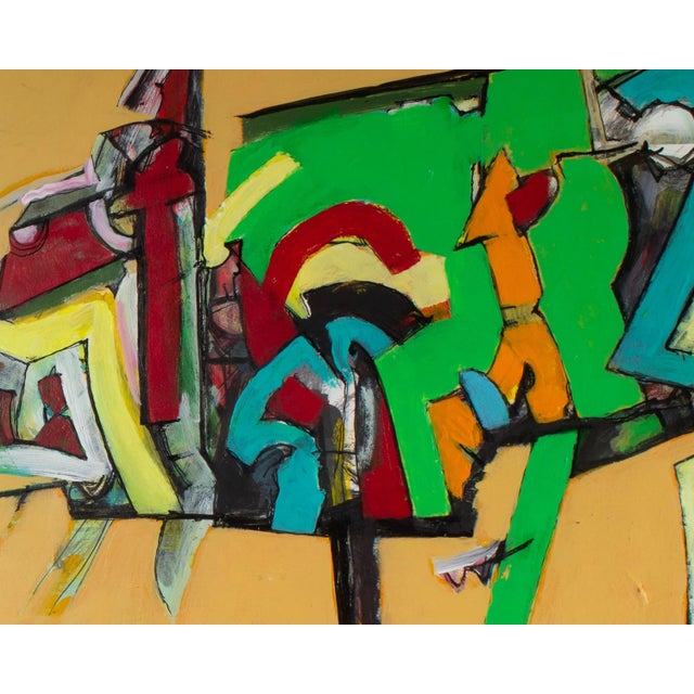 Paper 2013 “Crazy Cuckoo” Abstract Mixed Media Painting by James L. Bruch For Sale - Image 7 of 10