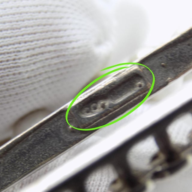 Metal Vintage Italian Handmade Silver Abacus Figurine, 1970s For Sale - Image 7 of 11