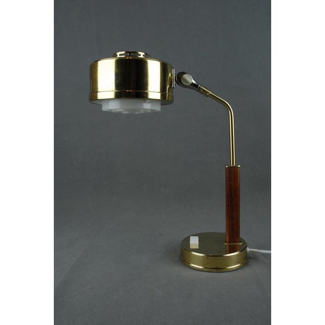 Vintage Swedish Table Lamp in Brass for BJS Skellefteå, 1950s For Sale - Image 14 of 14