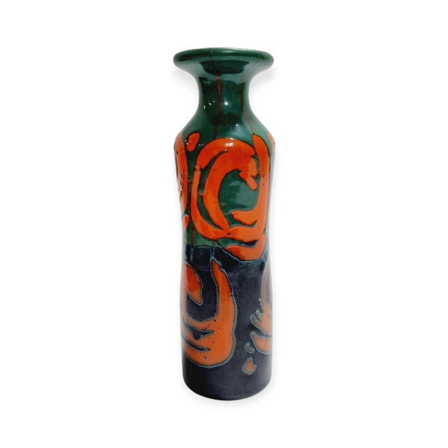 Vintage Brutalist Ceramic Vase For Sale - Image 12 of 12
