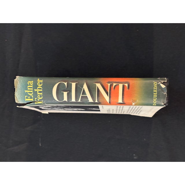 "Giant' Movie Poster 1963 and 1st Edition Book 1952 by Edna Ferber For Sale - Image 14 of 18