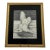 Vintage 1994 Signed Female Nude Charcoal Drawing Gold Gilt Frame For Sale