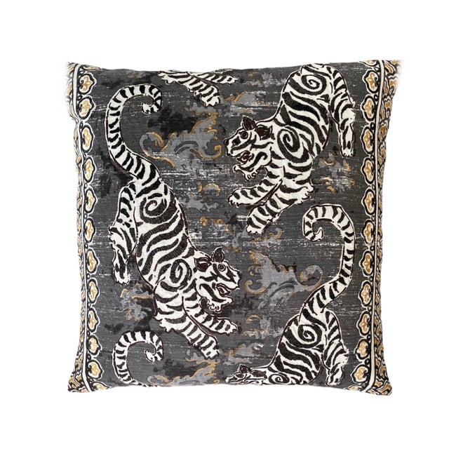 These pillows are a show stopper! Add one or a couple to spice up your decor. A bold & fun, heavily embroidered print, in...
