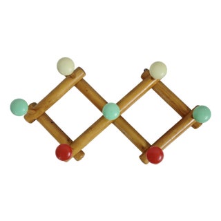 Rockabilly Accordion Coat Rack, 1950s For Sale