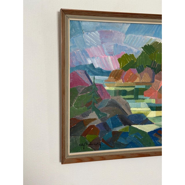 Ulf Tedenstig, Autumn Landscape, 1960s, Oil on Canvas, Framed For Sale - Image 7 of 18