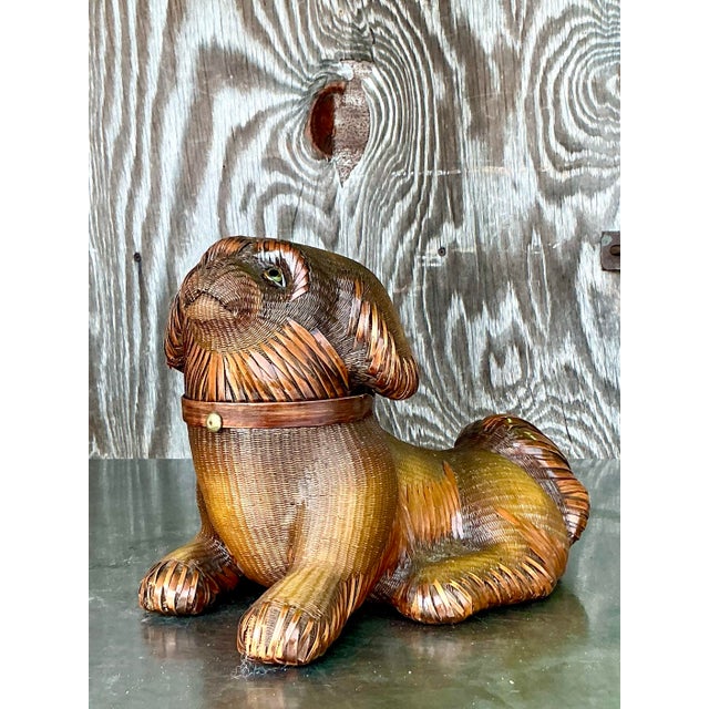 Vintage Boho Shanghai Weave Dog For Sale - Image 4 of 11