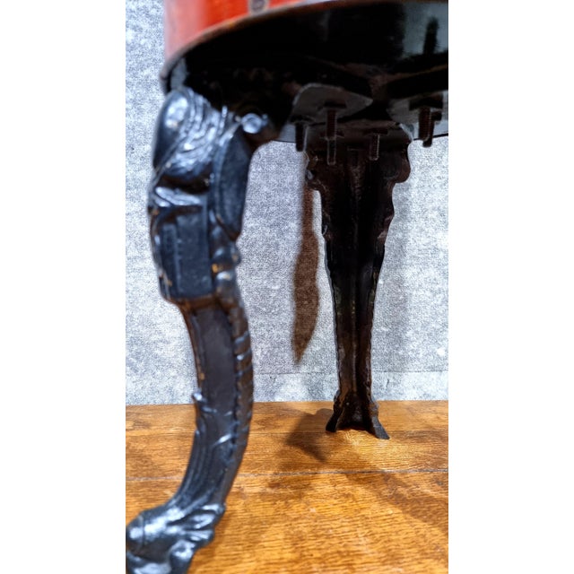 Vintage Cast Iron Decorative Syrup Dispenser, 1890s For Sale - Image 12 of 14