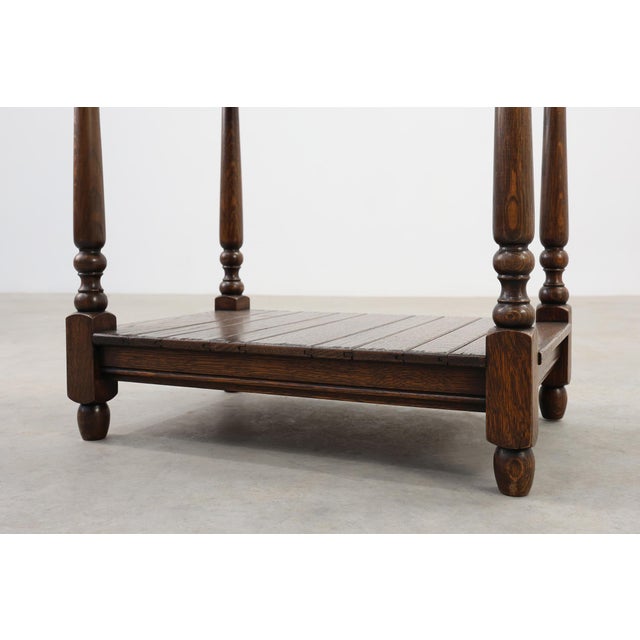Small Rustic Cabinet with Drawer or Nightstand in Oak, France, 19th Century For Sale - Image 9 of 13